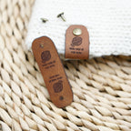 Personalized Leather Labels | deisgn 1