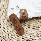 Personalized Leather Labels | deisgn 1