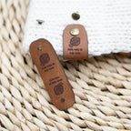 Personalized Leather Labels | deisgn 1