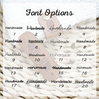 Personalized Leather Labels | deisgn 1