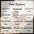2x6.5cm Personalized Leather Labels | deisgn 2