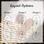 2x6.5cm Personalized Leather Labels | deisgn 2